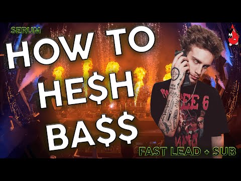 How to Make GRIMY BASSES Like HE$H (+Sub!) 😤