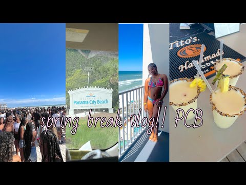 Spring Break Vlog: PCB road trip + Beach + Dinner + Late nights!!!