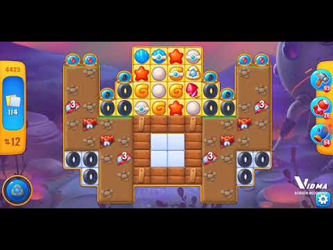 Fishdom. 4423 super hard level no boosters and diamonds