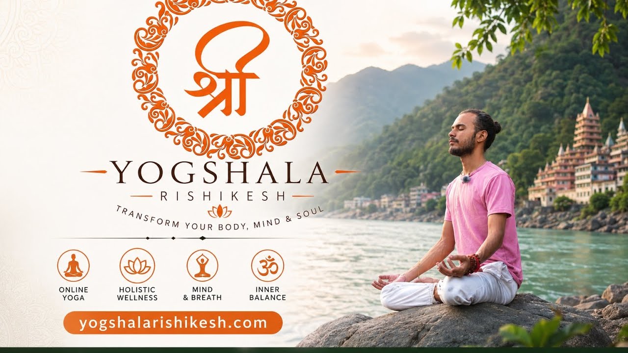 Live online yoga class from Rishikesh
