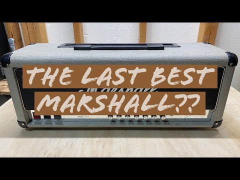 The Last Best Marshall Ever Made?? 1987 Marshall Silver Jubilee 2555 100w
