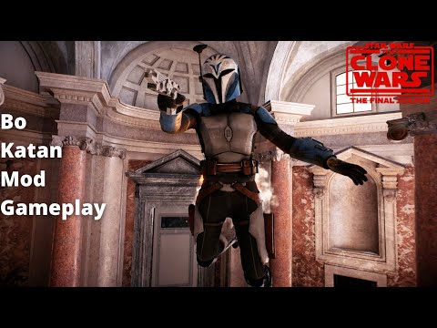 Star Wars Battlefront II - Bo Katan Mod Gameplay (CWIA)