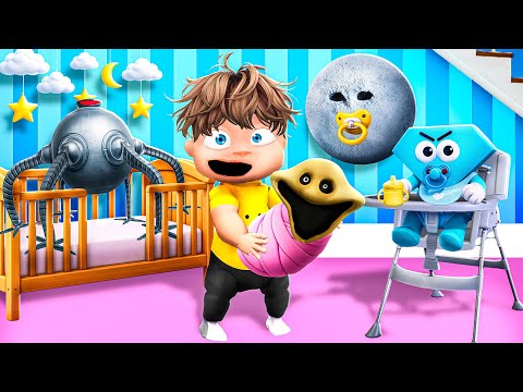 Adopting BABY MONSTERS in Roblox!