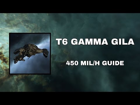 EVE Online T6 Gamma Abyssal Passive Shield Gila Guide - 450mil/h