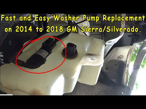 Fast and Easy Washer Pump Replacement on 204-2018 Silverado / Sierra.