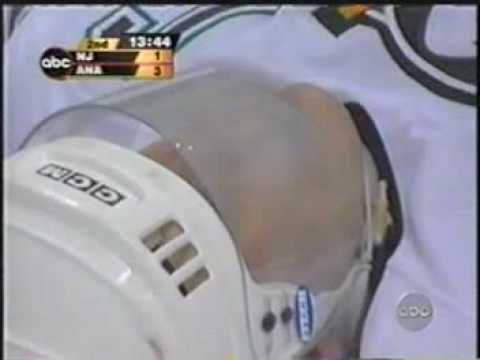 2002-03 Round 4/Game 6: Scott Stevens Crushes Paul Kariya
