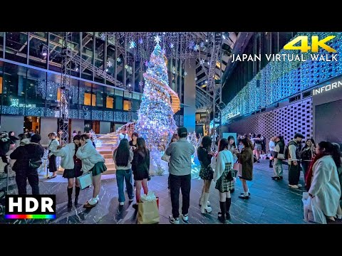 Tokyo Weekend Night Walk in Shinjuku, Japan • 4K HDR