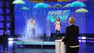 Fan Gets Drenched in a Water-Themed Game of 'Make It Rain'