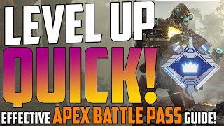 Apex Legends How to Level up Battle Pass FAST (Season 3 & 2) - MOST EFFECTIVE METHOD!