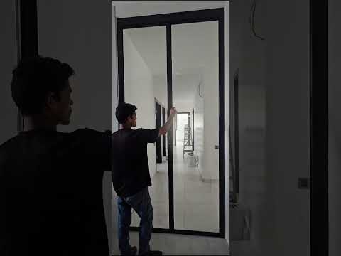 薄框无轨折叠门