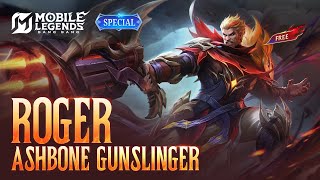 Download lagu New Skin | Roger 'Ashbone Gunslinger' | Mobile Legends: Bang Bang mp3