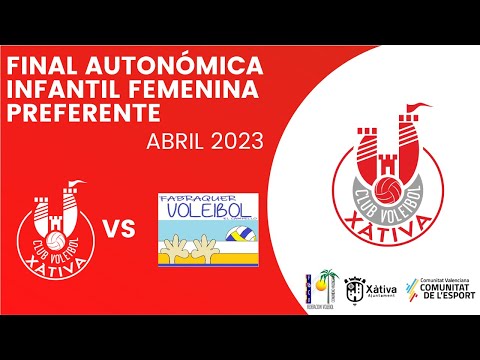 Final Autonómica IFP · Dental Carralero Xàtiva VB - Club Fabraquer · Partido 1 · 22/04/2023