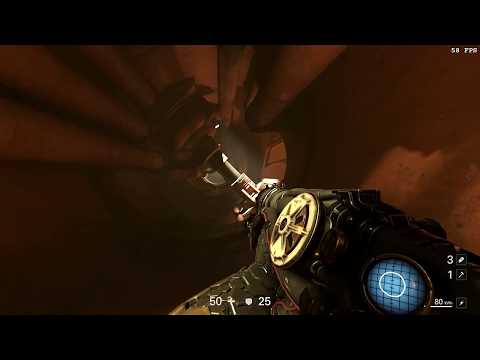 Wolfenstein II: The New Colossus Gameplay on R9 280x 1080P