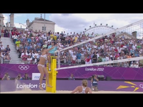 Women's Beach Volleyball Preliminary Round - CZE v AUT | London 2012 Olympics