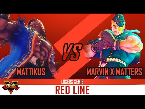 Red Line SFV 13 - Mattikus (Balrog) Vs. MarvinXMatters (Ed)