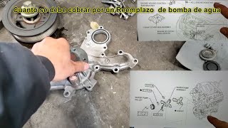 Cuánto se debe cobrar por cambio de bomba de agua