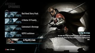 Batman Arkham Knight A Flip of a Coin 100% Walkthrough / Robin DLC