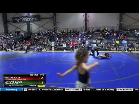 12G Girls 67-72 Artemis Eaton Team Georgia Girls Vs Maci McFalls Jackson County Gladiators