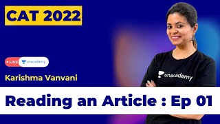CAT 2022 | VARC Preparation Strategy | Reading an Article a day |1| Unacademy CAT-alyst