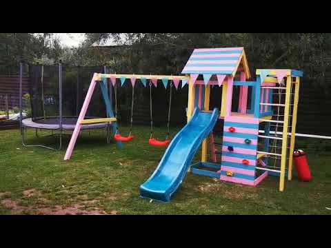Детская площадка Савушка Мастер 10 (Махагон)
