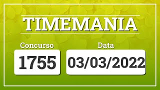 Capa de TIMEMANIA 1755