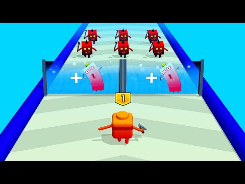 Merge NumberBlock Run 3D Max Game - Merge Battles Number Cube Game Part 14