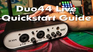 Video thumbnail for Duo 44 Live Quickstart Guide by Icon Pro Audio