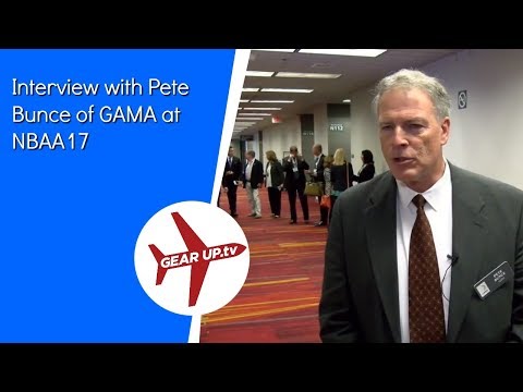 Interview with Pete Bunce of GAMA at NBAA17