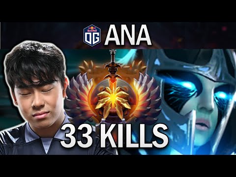OG.ANA SMURF PHANTOM ASSASSIN WITH 33 KILLS - DOTA 2 7.29 GAMEPLAY