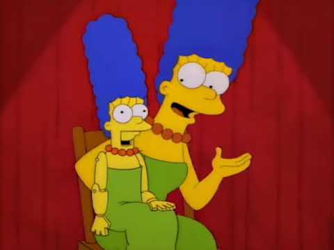 Simpson 08x05 El show de Marge en la Maison Derrière