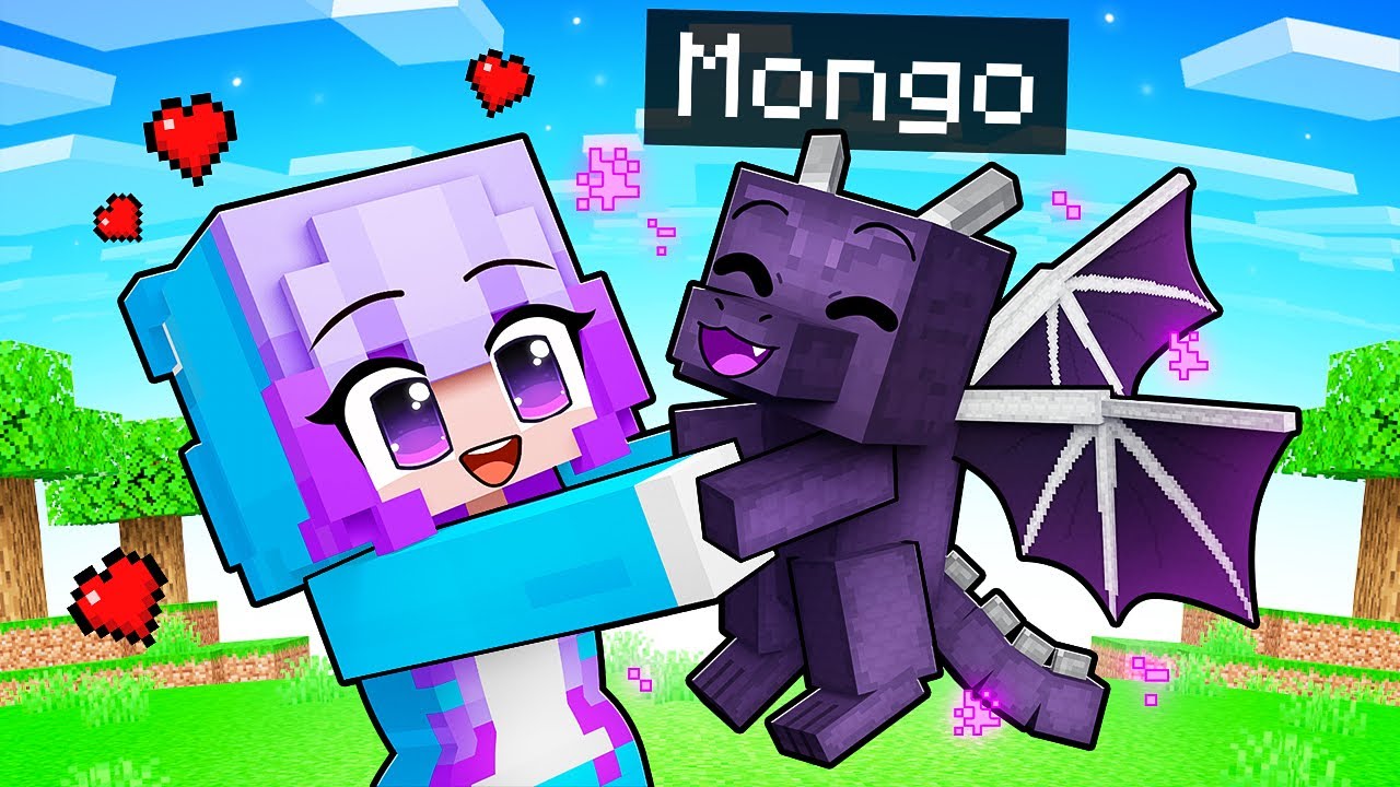 Playing As A BABY DRAGON In Minecraft!