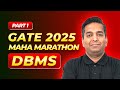 Maha Marathon DBMS Timestamps: GATE CSE 2025 Chapters by Vijay Sir
