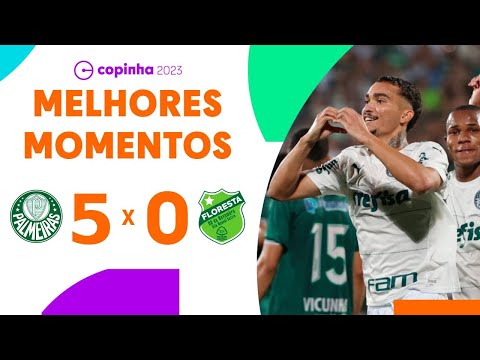 PALMEIRAS-SP 5 X 0 FLORESTA-CE | MELHORES MOMENTOS | OITAVAS DE FINAL |  COPINHA 2023