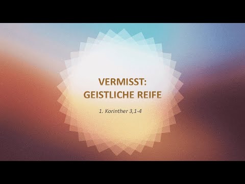 Vermisst: Geistliche Reife // André Töws
