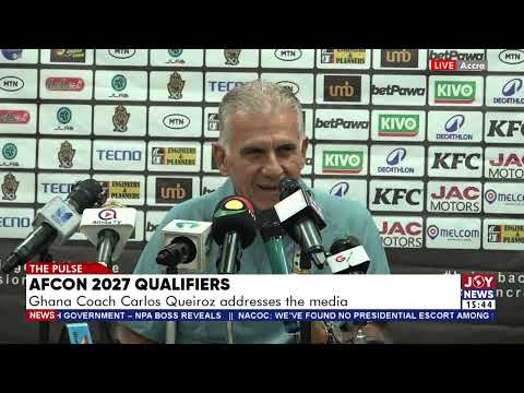 AFCON 2027 Qualifiers: Ghana Coach Carlos addresses the media | The Pulse (21-9-26)