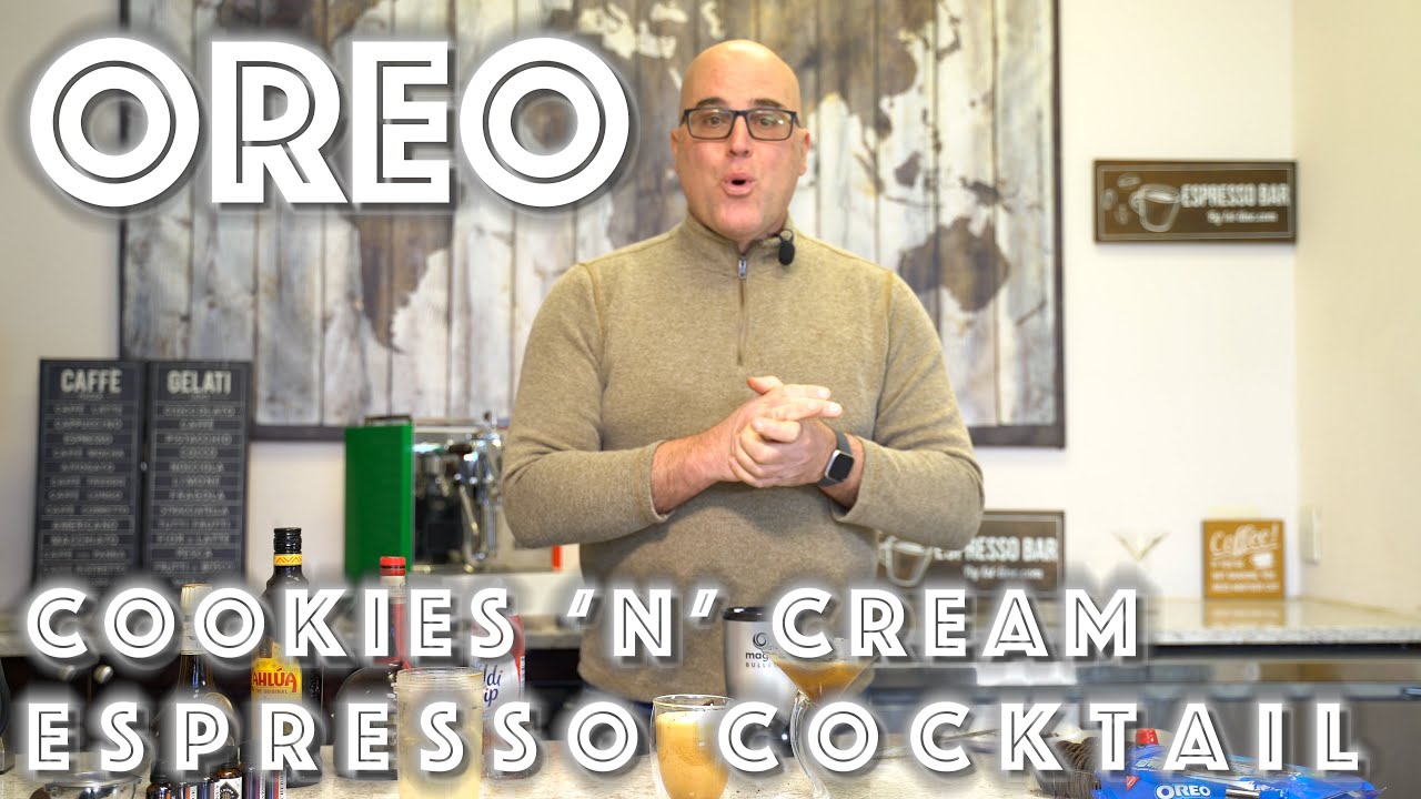 How to: Make Oreo Cookies 'N' Cream Espresso Cocktail