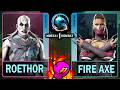 MK1 Roethor QUAN CHI VS Fire Axe MILEENA Mortal Kombat 1 4K 60ᶠᵖˢ