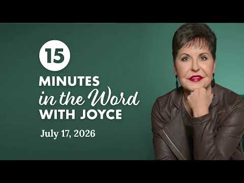 What Is Love - Pt 8 | 15 Minutes In The Word with Joyce Meyer