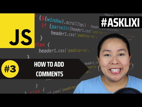Chapter 3 Javascript Tutorial How To Add Comments