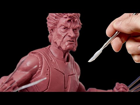 Sculpting WOLVERINE Yellow Suit | Deadpool & Wolverine [TIMELAPSE]