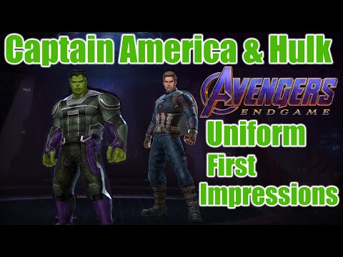 Captain America and Hulk Endgame Uniforms First Impressions (MFF)