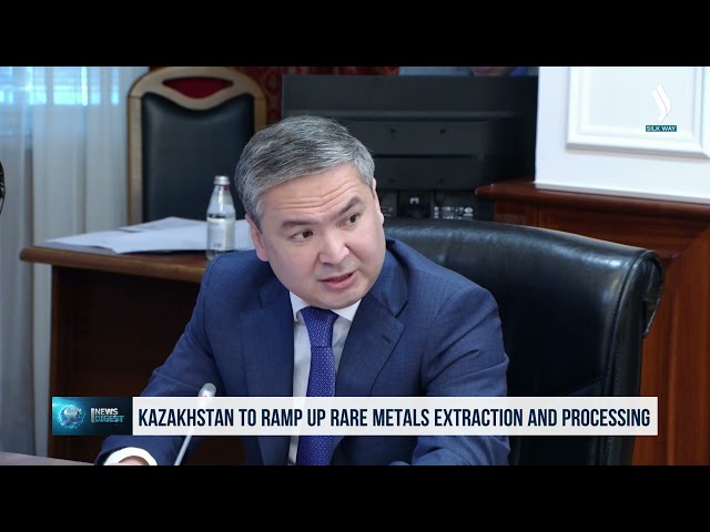 Қозоғистонда ноёб металлар қазиб олиш ва қайта ишлаш ҳажми ортади