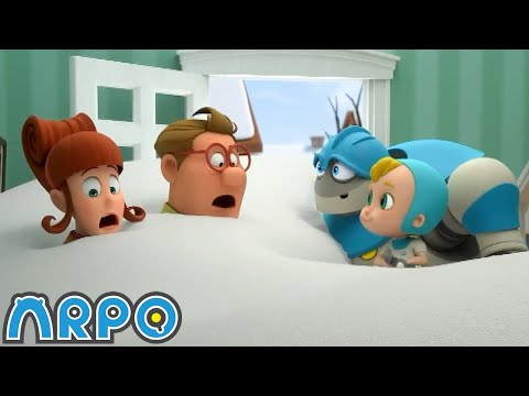 Snow EVERYWHERE!!! | ep title | brand | Moonbug Kids - Winter Wonderland