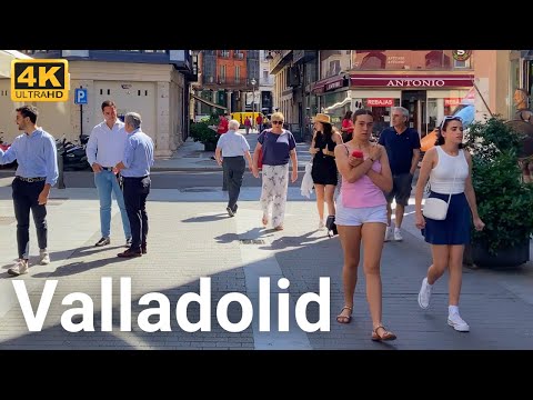Valladolid, Spain 🇪🇸 | 2024 Walking Tour 4K 60FPS HDR | Full Walk Compilation