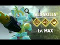 Sonic Frontiers: Tails Gameplay (All Skills  Lv. MAX)