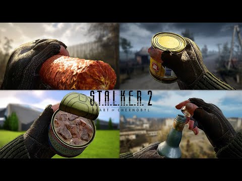 STALKER 2 - Epic Beautiful All Food and Drinks Animation | 4K