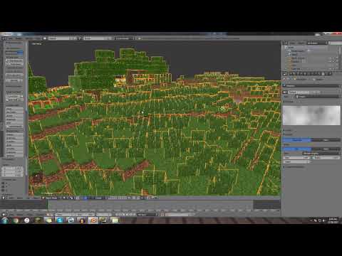 Faye Lampo - Grass Wiggle - Minecraft Animation Tips #2 (Blender)