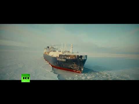 VMM MARINES (SOVCOMFLOT) - ICE BREAKER LNG CHRITOPHE DE MARGERIE PASSING NORTH POLE
