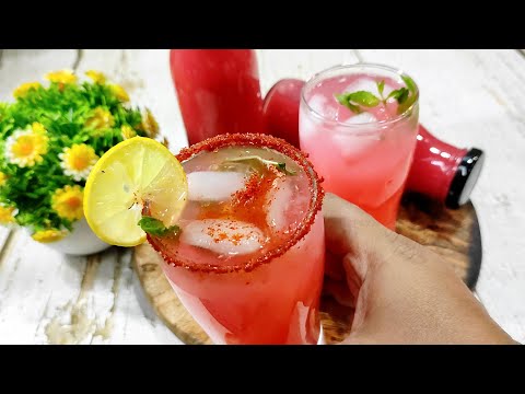 Guava juice recipe | guava squash recipe | trending chilli guava drink  recipe | pink guava syrup
