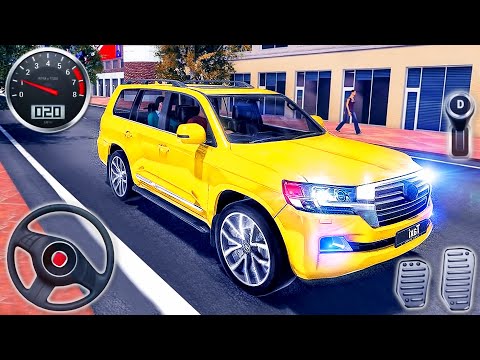 Prado Car SUV City Driving Simulator - 4x4 Cruiser Taxi Jeep Drive - Android GamePlay #2